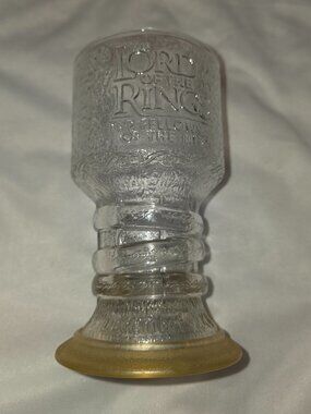 Lord of the Rings Goblet Burger King Aragorn FOR DRINKING AND PARTS ONLY